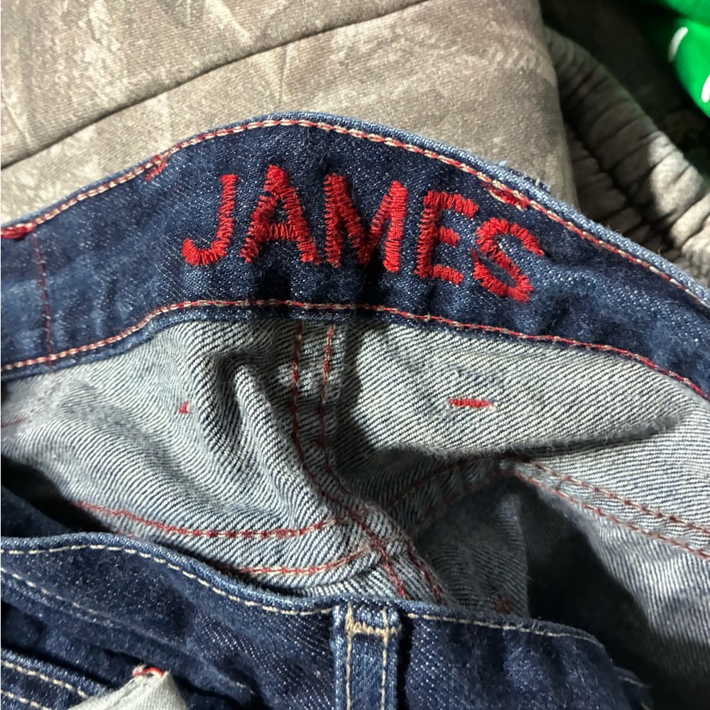 Dark Blue relaxed fit (James) kimes jeans! - Picture 7 of 7